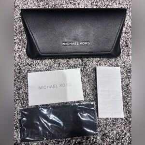Michael Kors Black Sunglass Case NWT